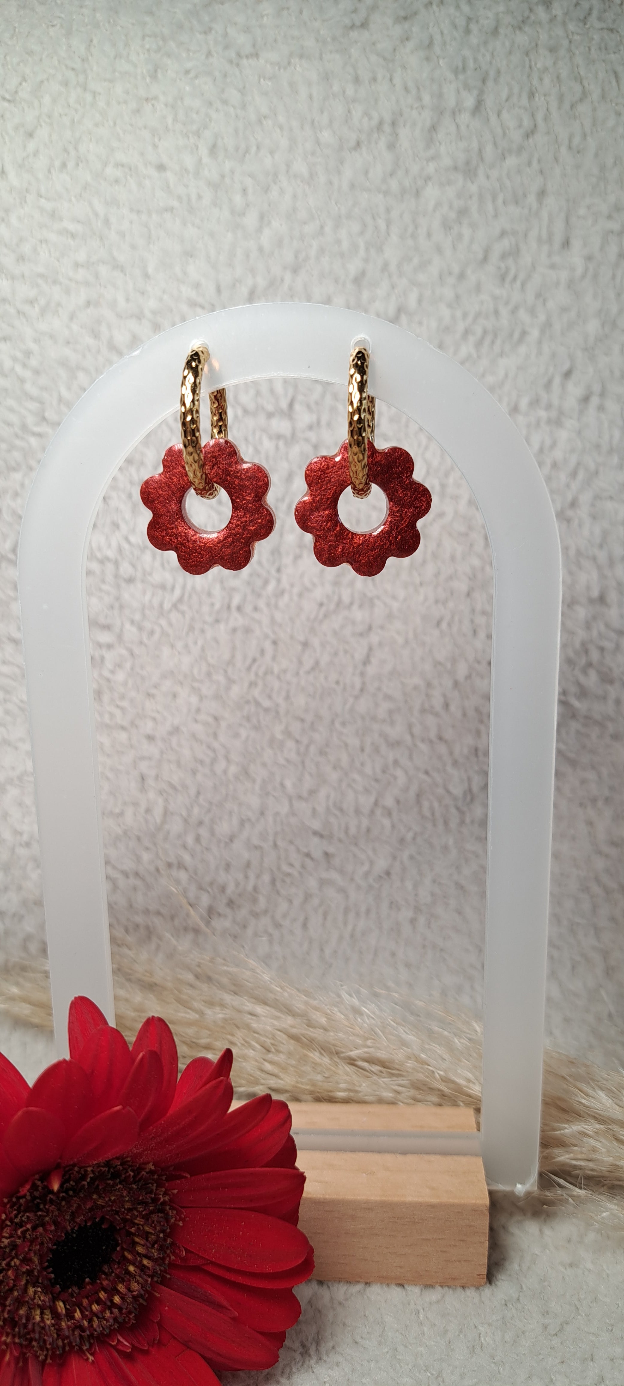 Pampille fleur 8 pétales