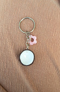 Porte-clés Noix de Coco & Fleur en Résine