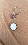 Porte-clés Noix de Coco & Fleur en Résine
