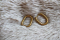 Créoles ovales 17x22mm